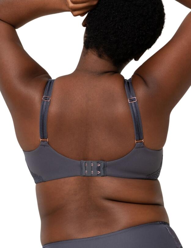 Triumph Wild Peony Florale Padded Bra Pebble Grey 