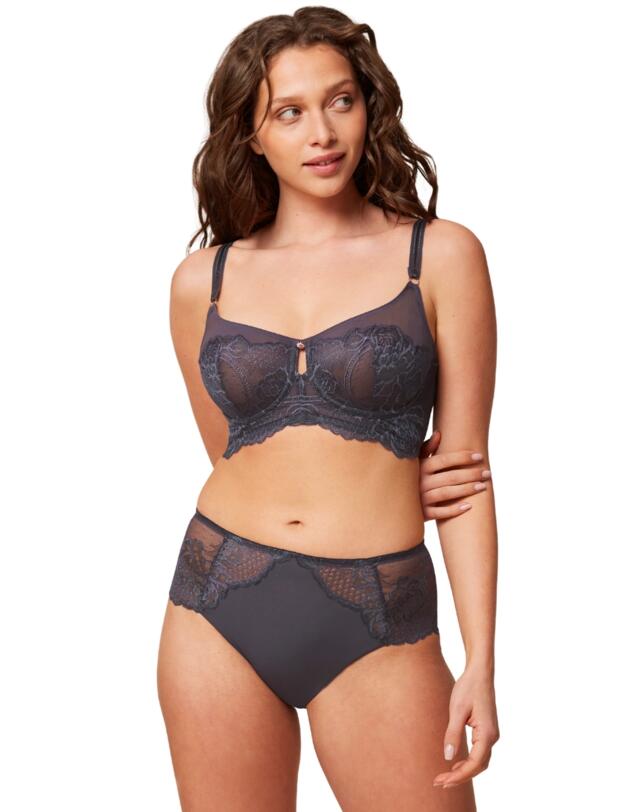 Triumph Wild Peony Florale Maxi Brief Pebble Grey