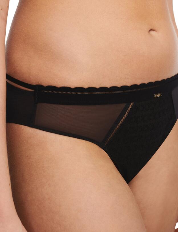 Chantelle Monogram Tanga Brief Black