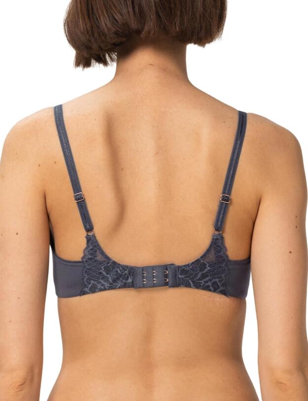 Triumph Wild Peony Florale Underwired Bra Pebble Grey