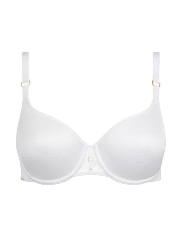 Chantelle Monogram Spacer T-Shirt Bra White