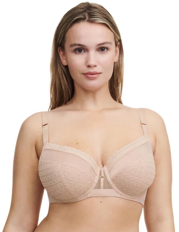 Chantelle Monogram Full Cup Bra Golden Beige