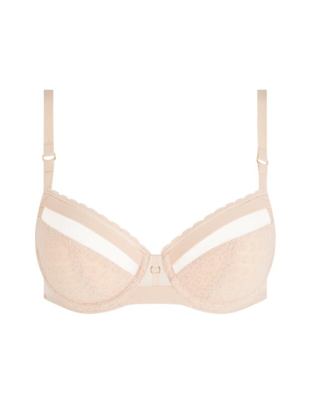 Chantelle Monogram Full Cup Bra Golden Beige