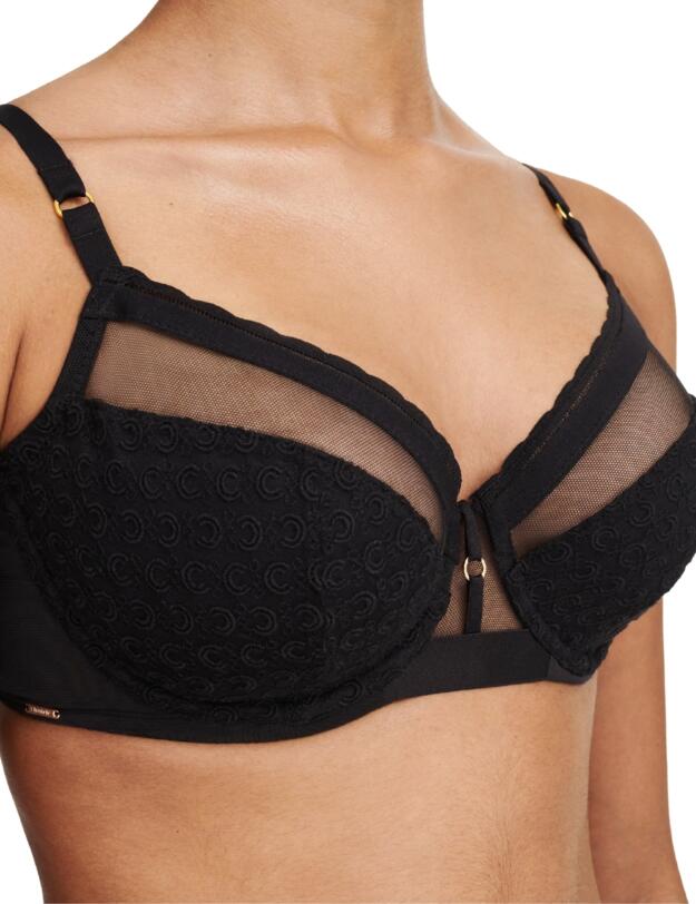 Chantelle Monogram Full Cup Bra Black