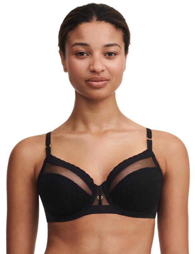 Chantelle Monogram Full Cup Bra Black