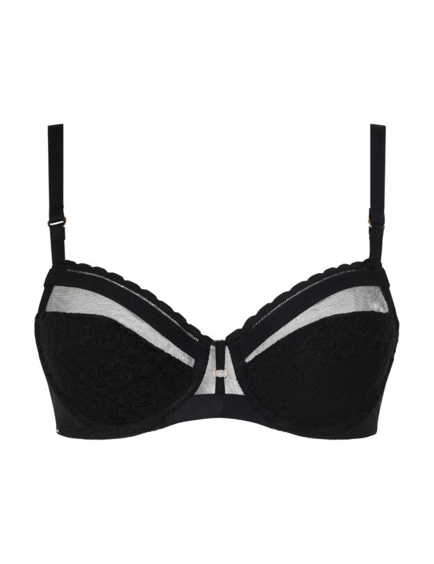Chantelle Monogram Full Cup Bra Black