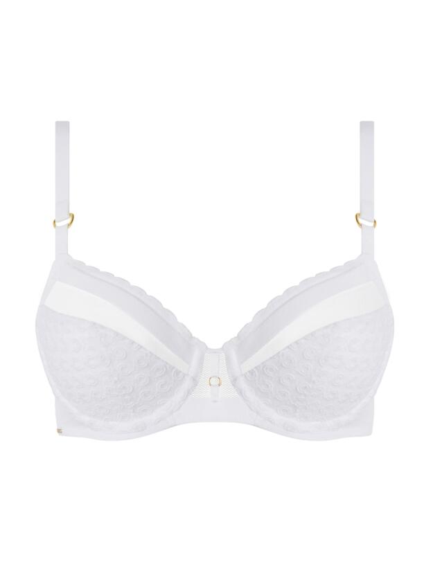 Chantelle Monogram Full Cup Bra White