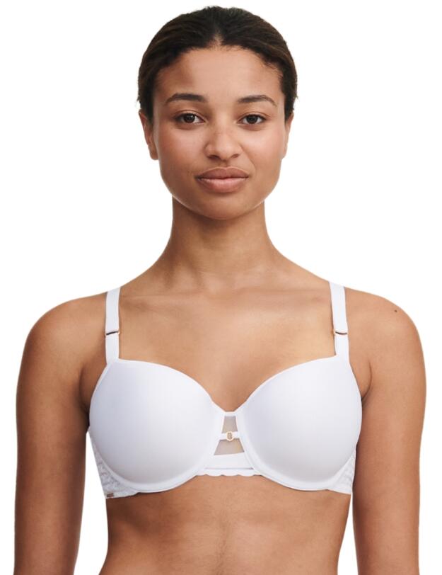 Chantelle Monogram Half Cup T-Shirt Bra White