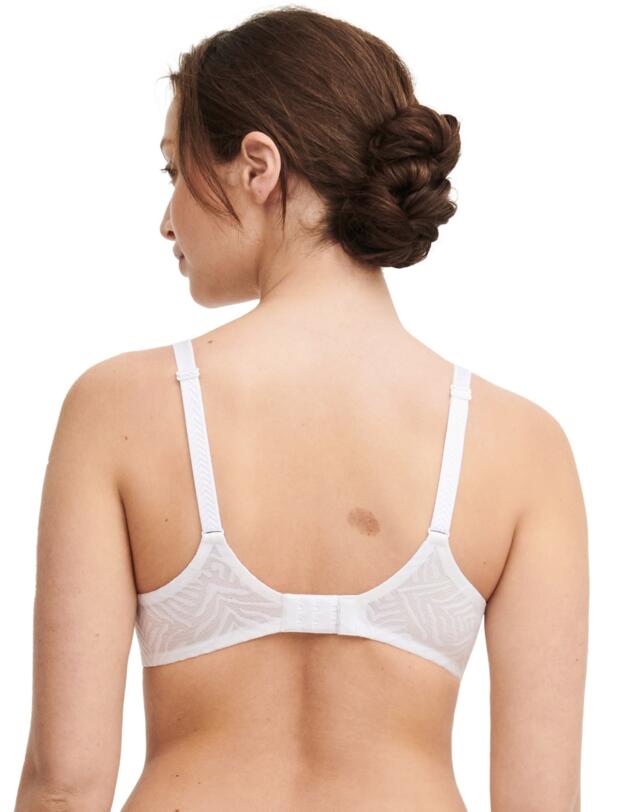 Chantelle Graphic Allure T-Shirt Plunge Bra White