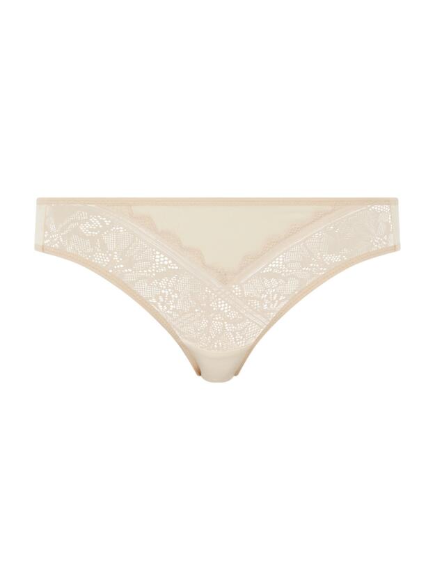 Chantelle Floral Touch Brief Golden Beige