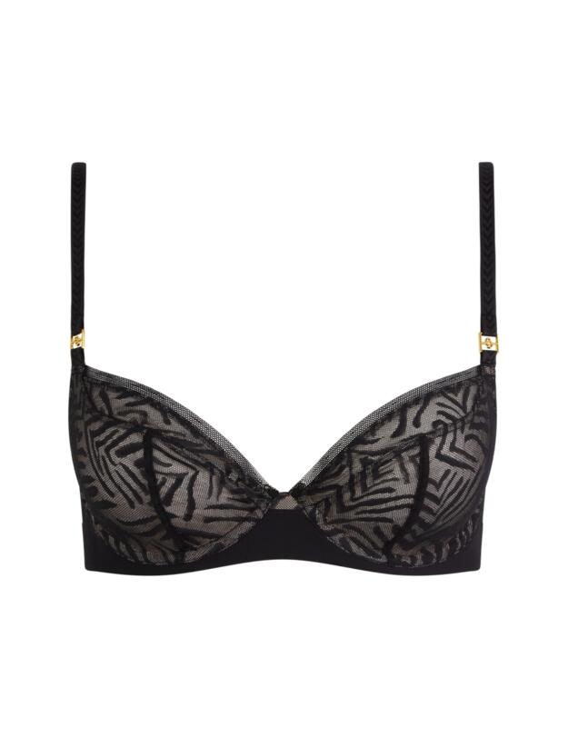Chantelle Graphic Allure Covering Bra Black