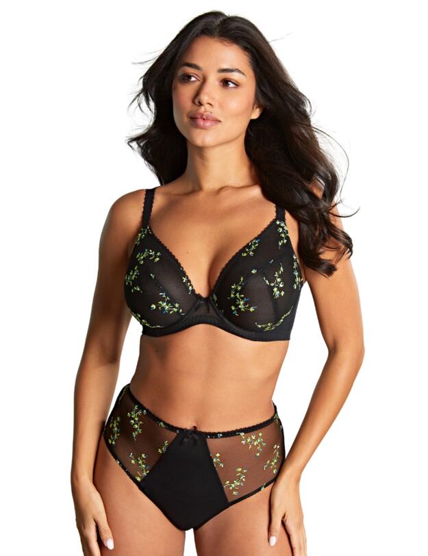 Panache Meadow Deep Brief Black 