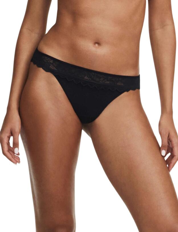 Chantelle Floral Touch Tanga Brief Black