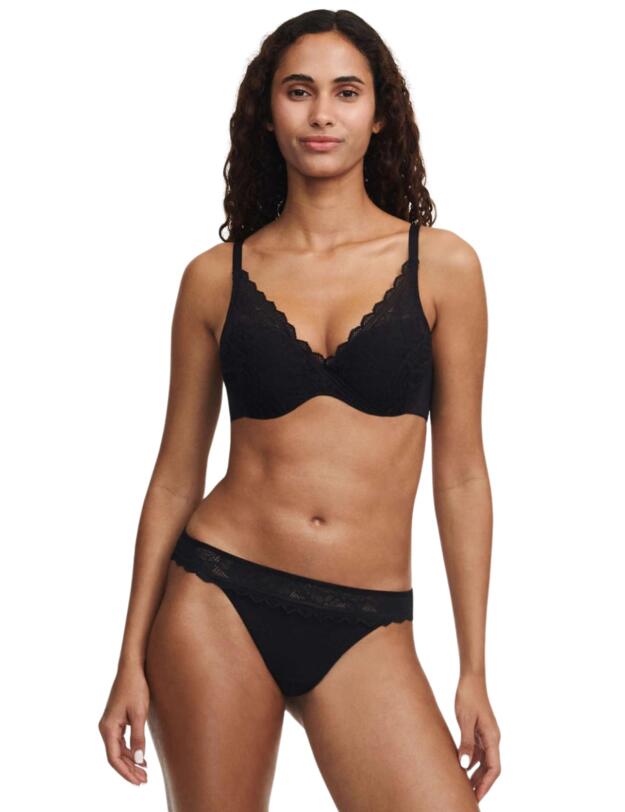 Chantelle Floral Touch Tanga Brief Black