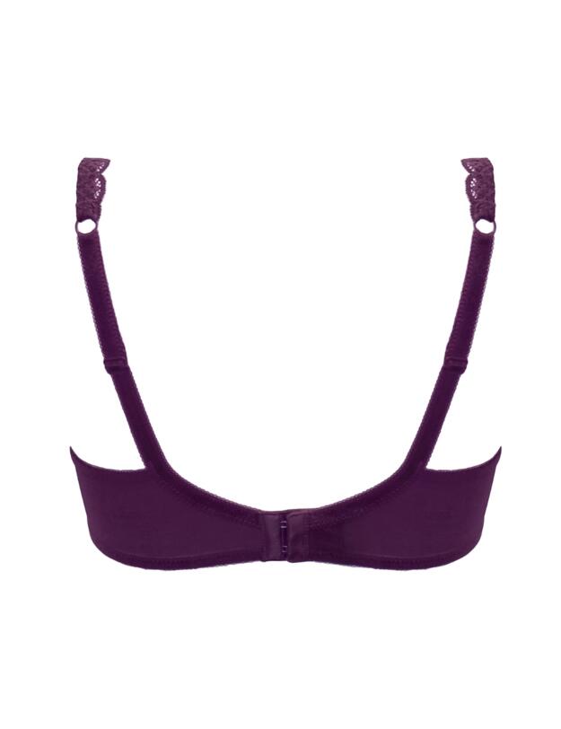 Pour Moi Rebel Padded Plunge Bra Plum 