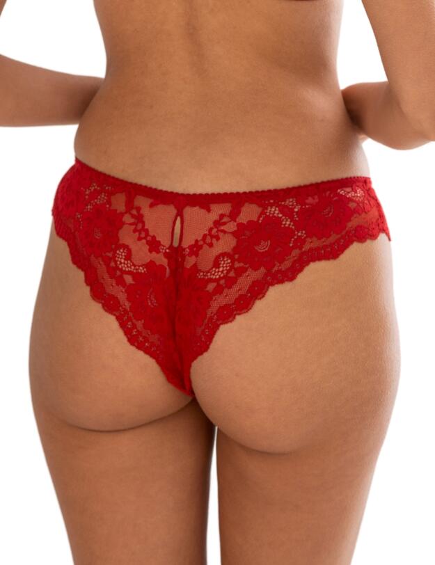 Pour Moi Fleur V-Shaped Brief Red