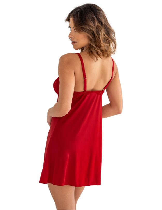 Pour Moi Fleur Chemise Red