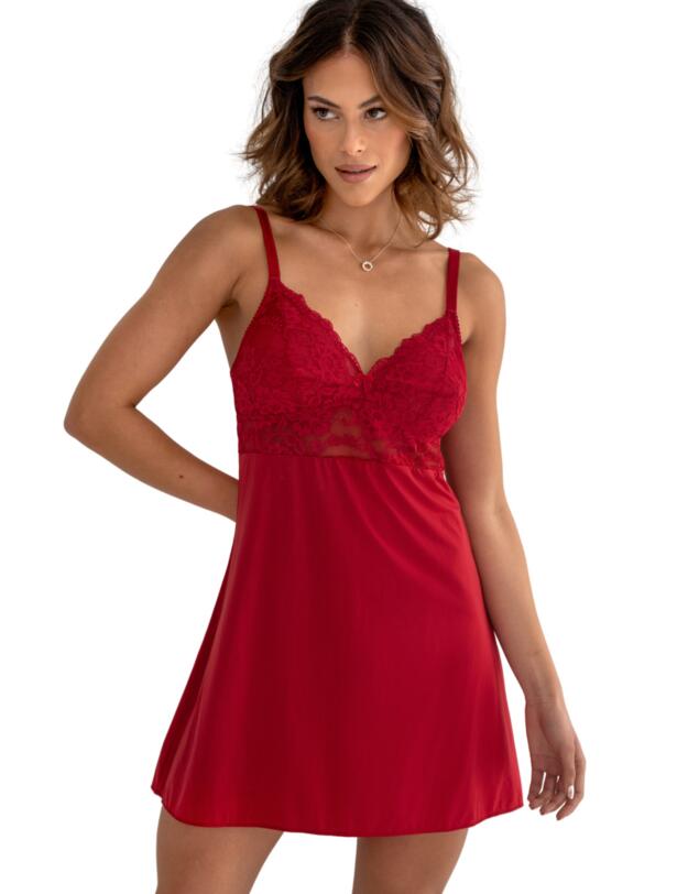Pour Moi Fleur Chemise Red