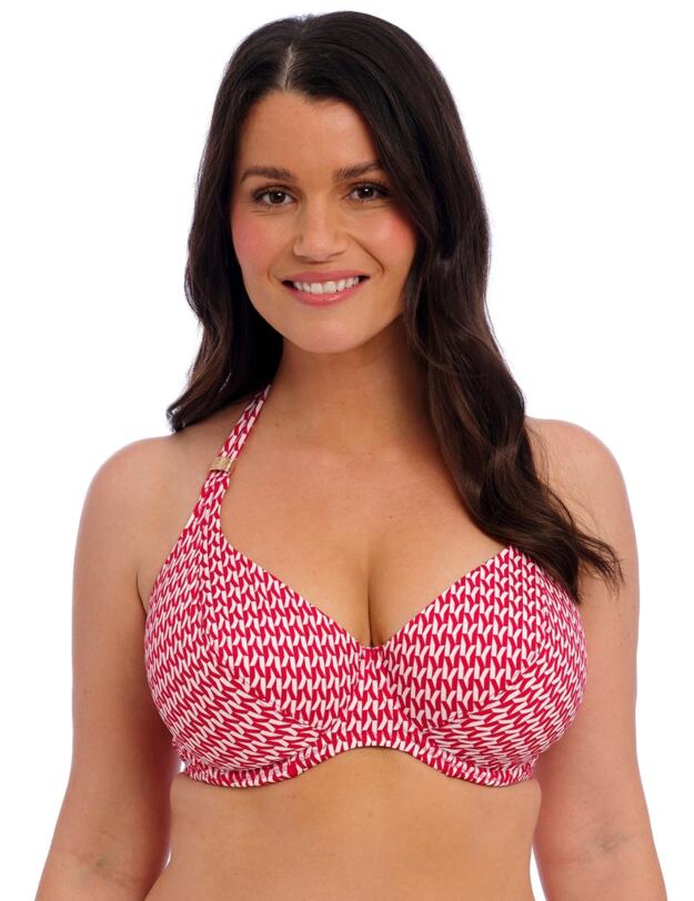 Fantasie Koh Lipe Halter Bikini Top Radiant Red