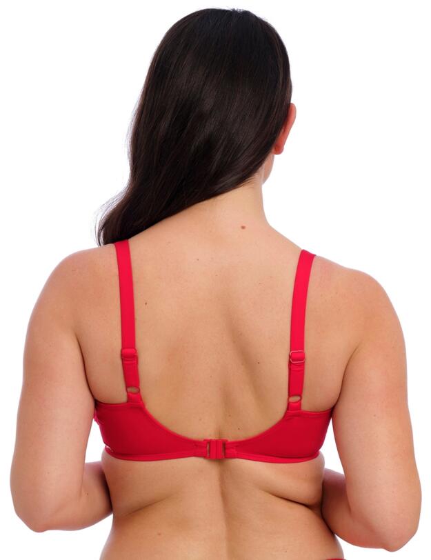 Fantasie Ottawa Wrap Front Full Cup Bikini Top Radiant Red