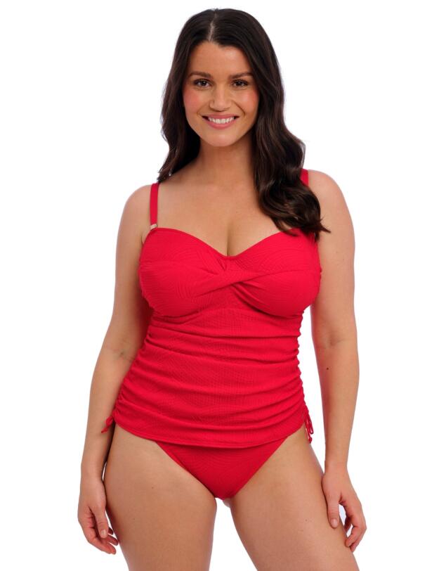 Fantasie Ottawa Twist Front Tankini Top Radiant Red