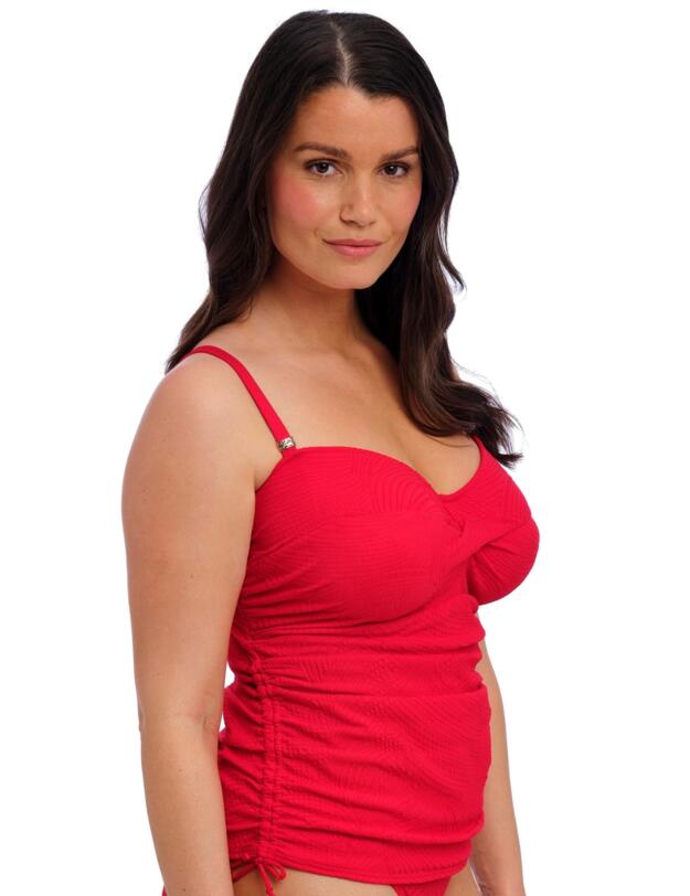 Fantasie Ottawa Twist Front Tankini Top Radiant Red