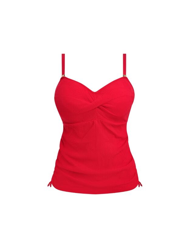 Fantasie Ottawa Twist Front Tankini Top Radiant Red