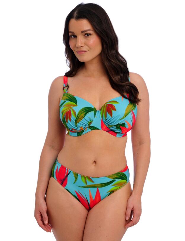 Fantasie Pichola Gathered Full Cup Bikini Top Aqua
