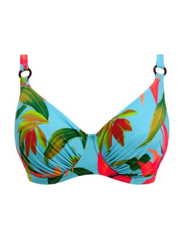 Fantasie Pichola Gathered Full Cup Bikini Top Aqua