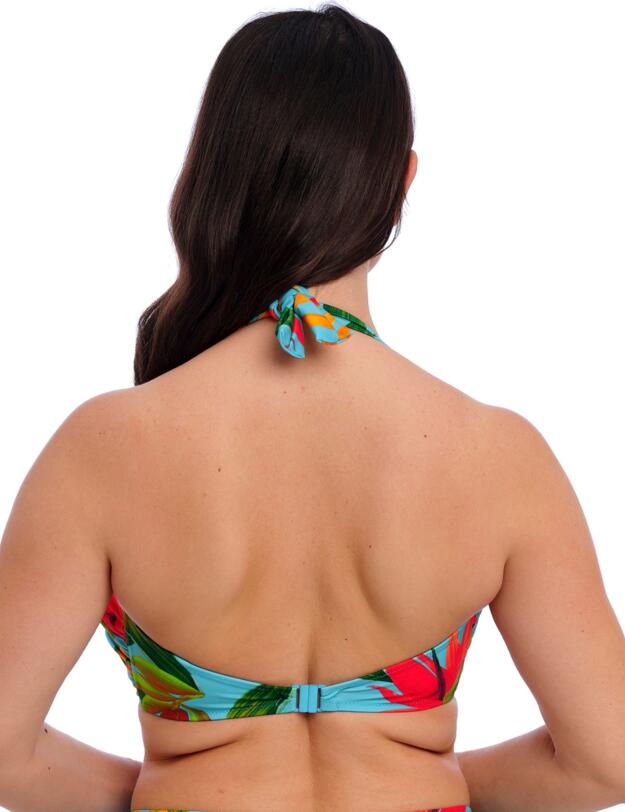 Fantasie Pichola Twist Bandeau Bikini Top Aqua