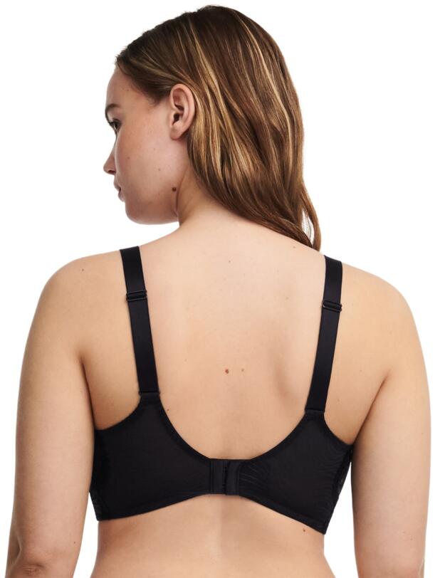 Chantelle Mystic Dream Very Covering Bra Black / Silver Lurex
