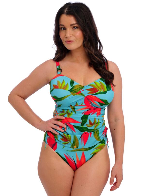 Fantasie Pichola Twist Front Tankini Top Aqua