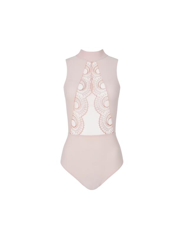 Chantelle Mystic Dream Bodysuit Taffeta Pink