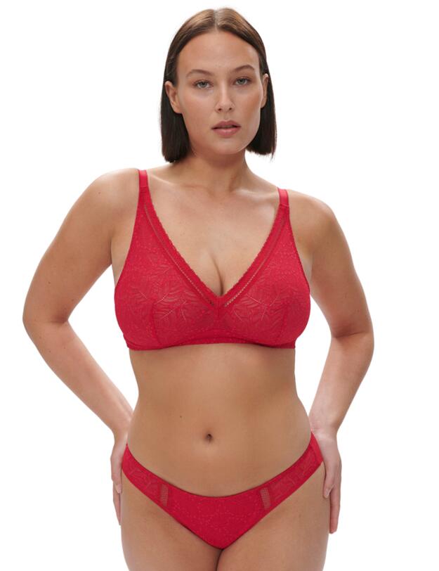 Simone Perele Comete Structured Wireless Bra Ruby Pink 