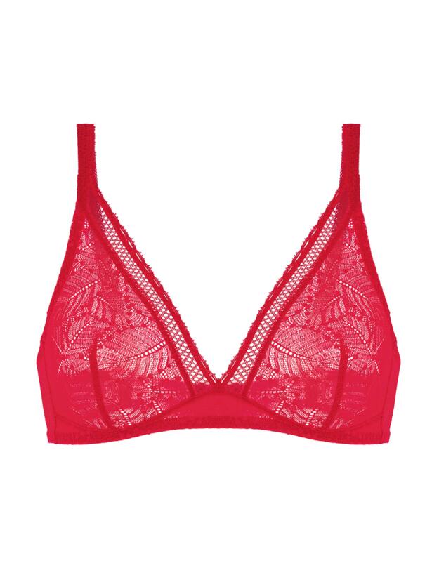 Simone Perele Comete Structured Wireless Bra Ruby Pink 