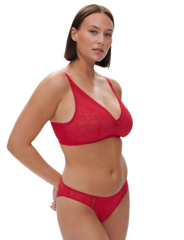 Simone Perele Comete Structured Wireless Bra Ruby Pink 