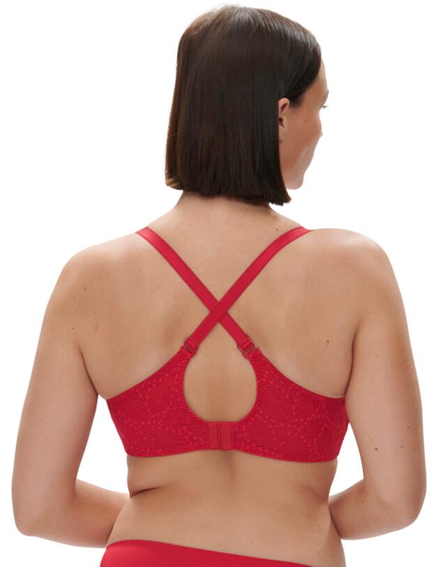 Simone Perele Comete Structured Wireless Bra Ruby Pink 