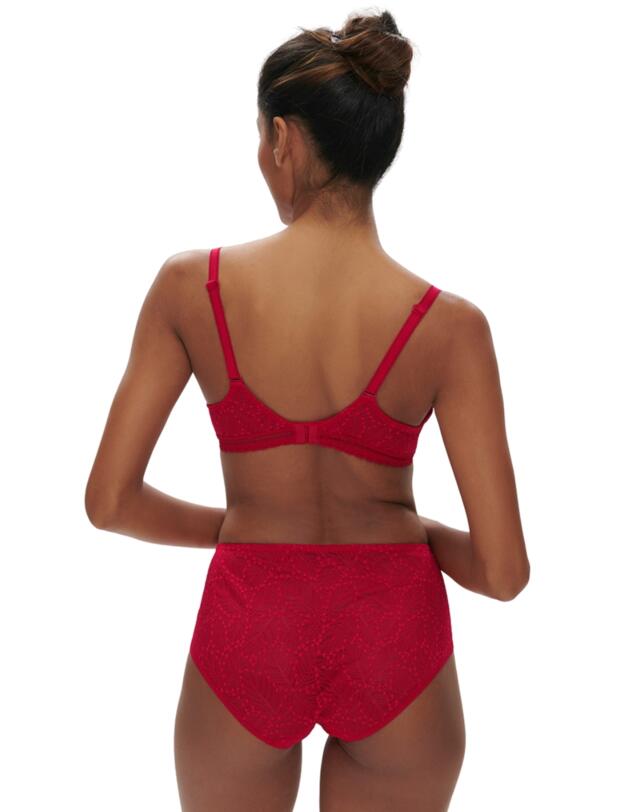 Simone Perele Comete Spacer Plunge Bra Ruby Pink 