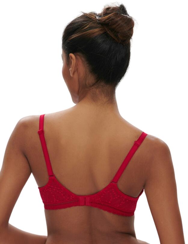 Simone Perele Comete Spacer Plunge Bra Ruby Pink 