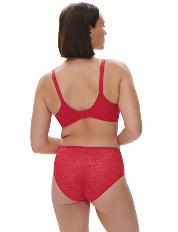 Simone Perele Comete Plunging Underwired Bra Ruby Pink 