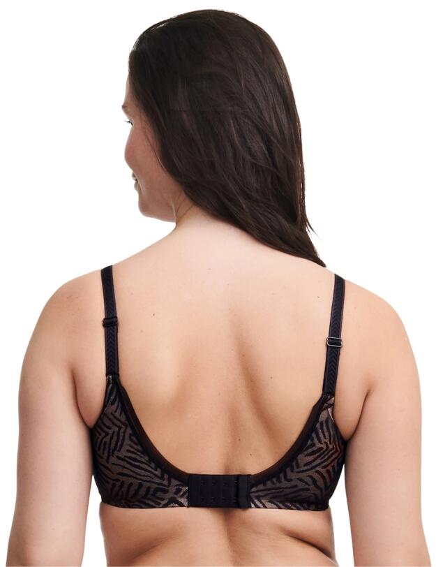Chantelle Graphic Allure Spacer T-Shirt Bra Black