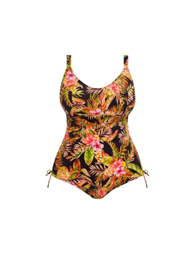 Elomi Tiger Valley Non-Wired Swimsuit Black