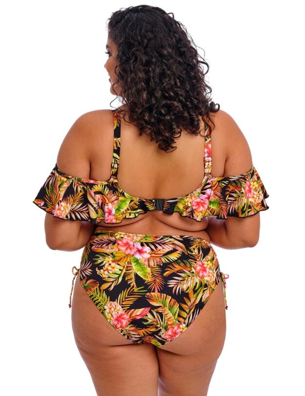 Elomi Tiger Valley Adjustable Bikini Brief Black