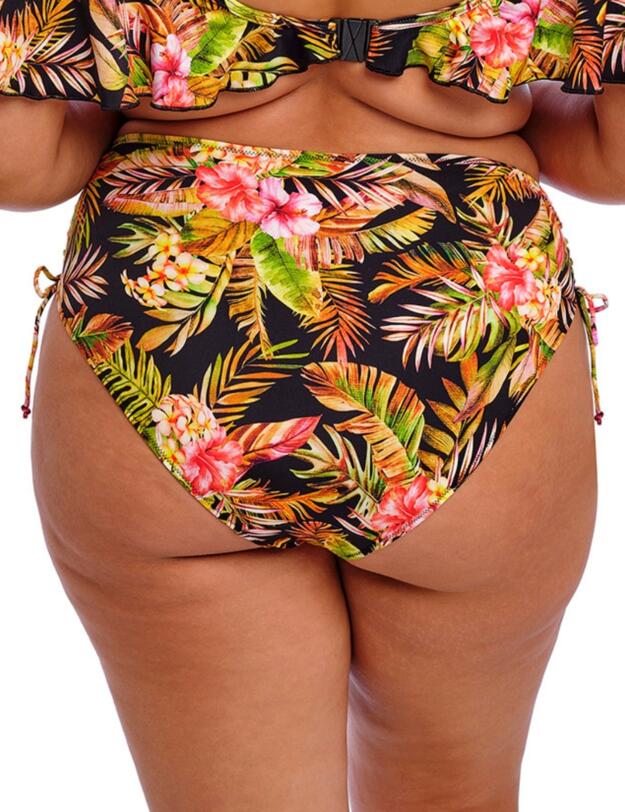 Elomi Tiger Valley Adjustable Bikini Brief Black
