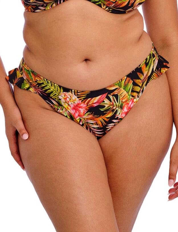 Elomi Tiger Valley High-Leg Bikini Brief Black