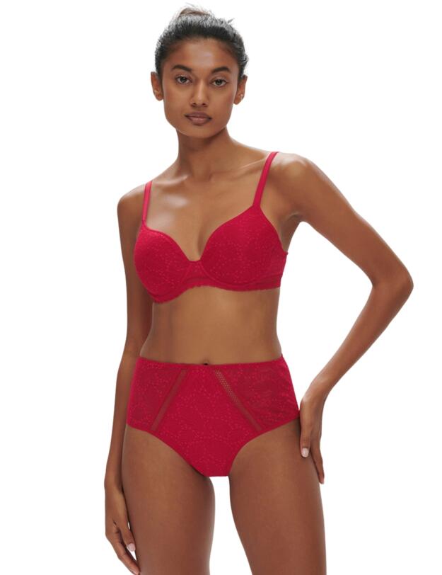 Simone Perele Comete Retro Brief Ruby Pink 