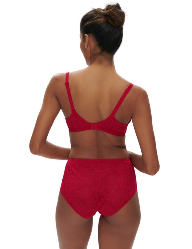 Simone Perele Comete Retro Brief Ruby Pink 
