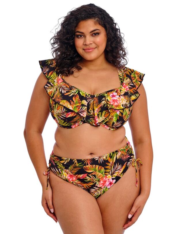  Elomi Tiger Valley Bikini Top Black