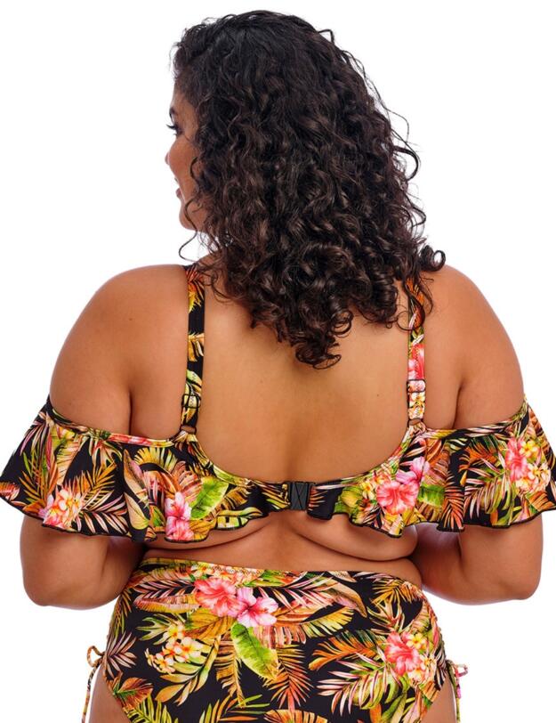  Elomi Tiger Valley Bikini Top Black