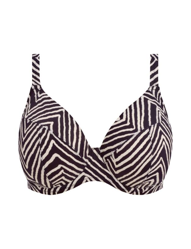 Elomi Fiji Falls Plunge Bikini Top Black
